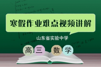 高三数学寒假作业